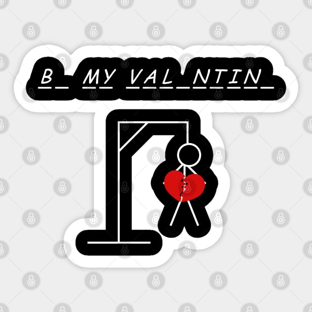 B_ My Val_ntin_ WHT Sticker by nrGfx